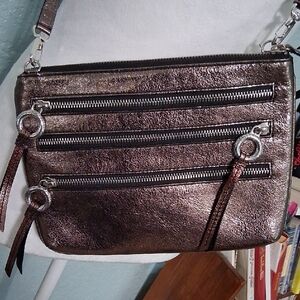 Brighton Shimmering Brown Crossbody Bag
